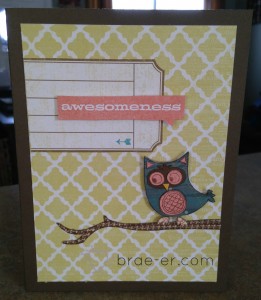 owl card