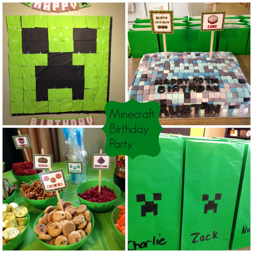 Minecraft Birthday Party (or how I use my CTMH for good... according to ...