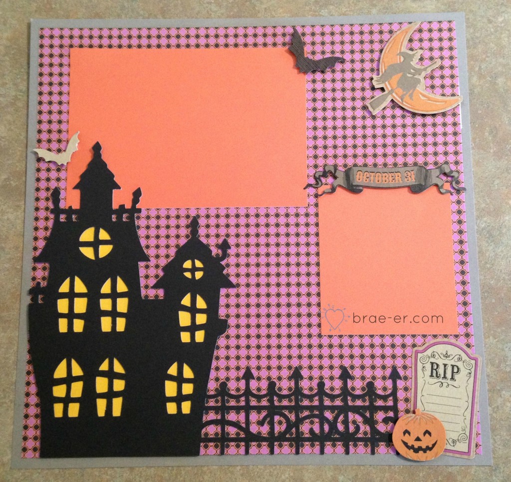 halloween page artfully sent