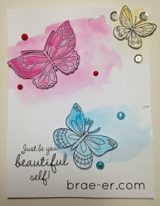 butterfly card