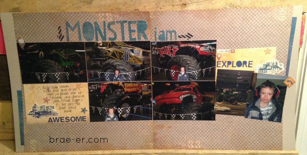 urban monster jam layout